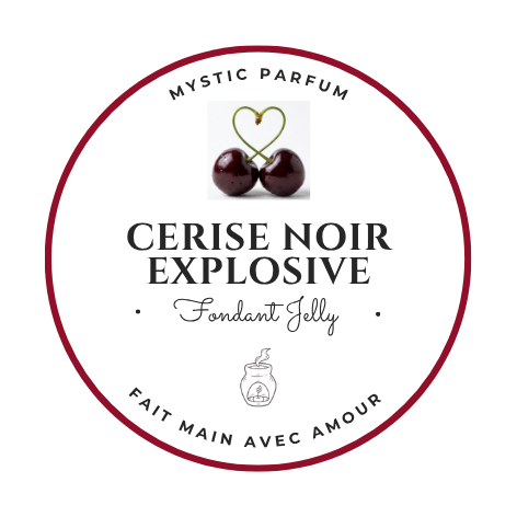 Cerise noire - Fondant Jelly, fabriqué en France