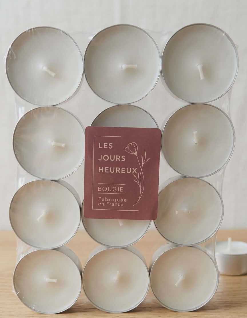 LOT DE 24 BOUGIES CHAUFFE-PLAT
