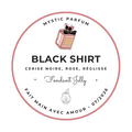 Luxe Femme - Black shirt - Fondant Jelly, fabriqué en France