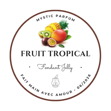 Fruit tropical - Fondant Jelly, fabriqué en France