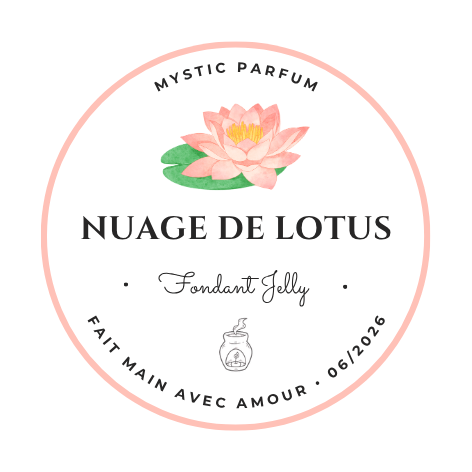 Nuage de lotus - Fondant Jelly, fabriqué en France