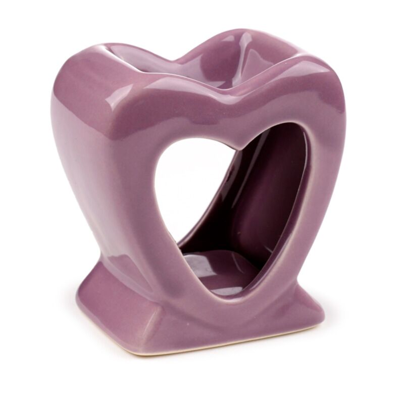 Brûleur Violet En Forme De Cœur