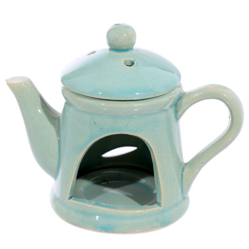 Brûleur bleu Théière Avec Couvercle