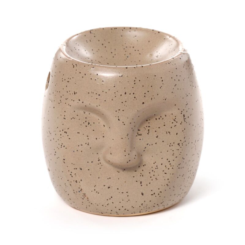 Brûleur beige - Visage effet Pierre