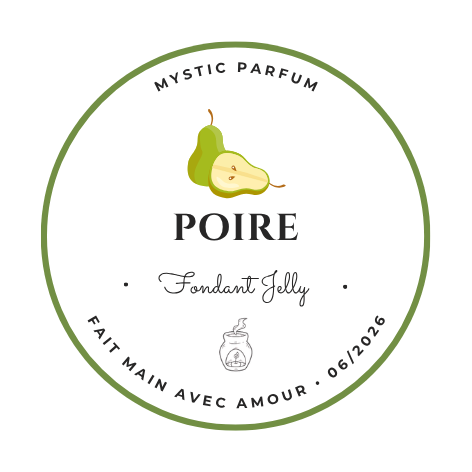 Poire - Fondant Jelly, fabriqué en France