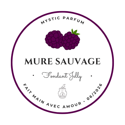 Mûre sauvage - Fondant Jelly, fabriqué en France