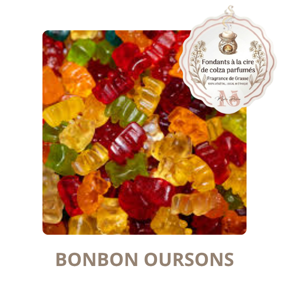 Bonbon oursons - fondant parfumé, fabriqué en France