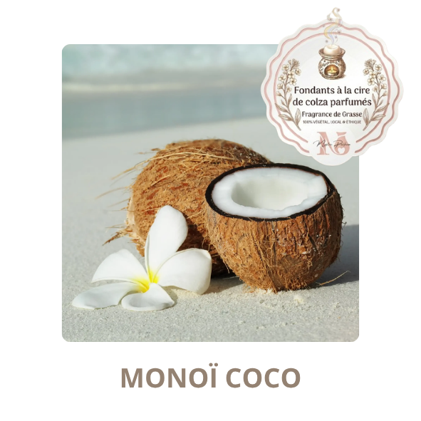 Monoï coco - fondant parfumé, fabriqué en France