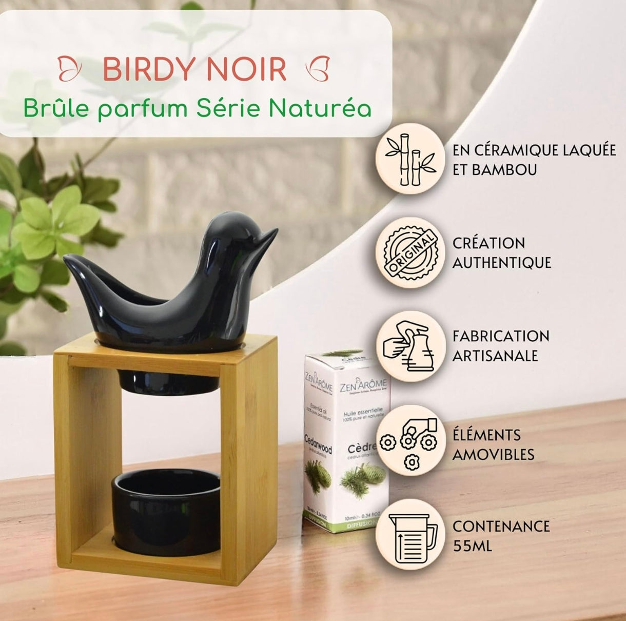 Brûleur " Birdy Noir "