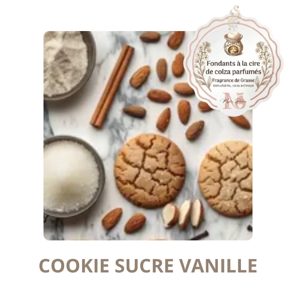 Cookie sucre vanillé - fondant parfumé, fabriqué en France
