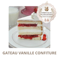 Gâteau vanille confiture - fondant parfumé, fabriqué en France