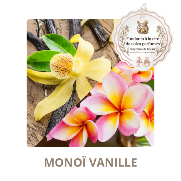 Monoï vanillé - fondant parfumé, fabriqué en France