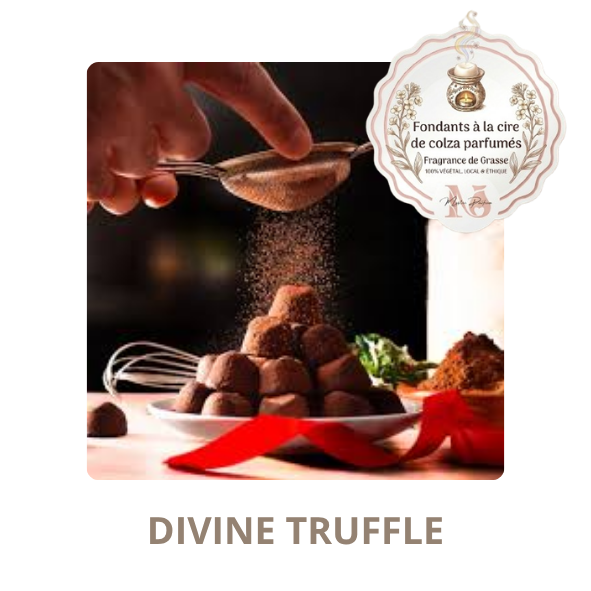 Divine truffle - fondant parfumé, fabriqué en France