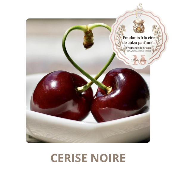 Cerise noire - fondant parfumé, fabriqué en France