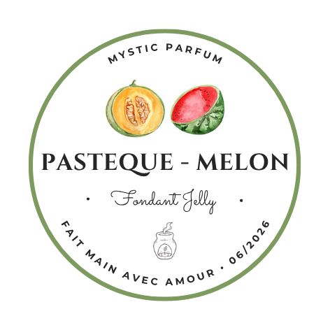 Pastèque melon - Fondant Jelly, fabriqué en France